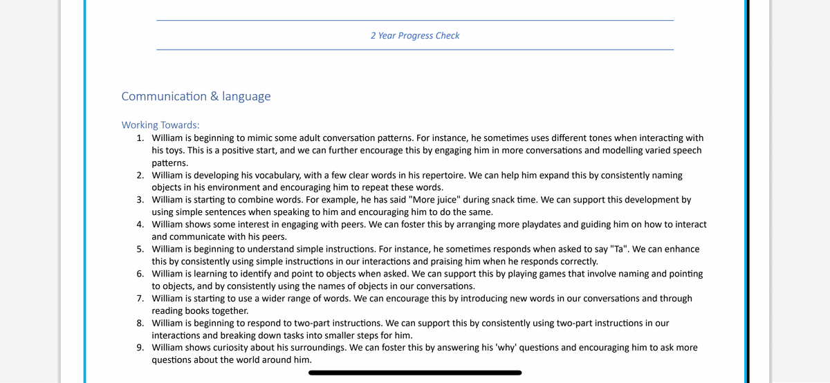 2-Year Progress Check Report Writing Statements (Pack 1 & 2 Bundle)