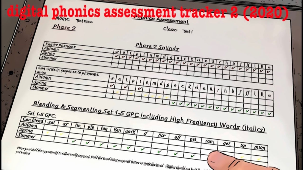Digital Phonics Assessment Tracker 2 (2020) Phase 2