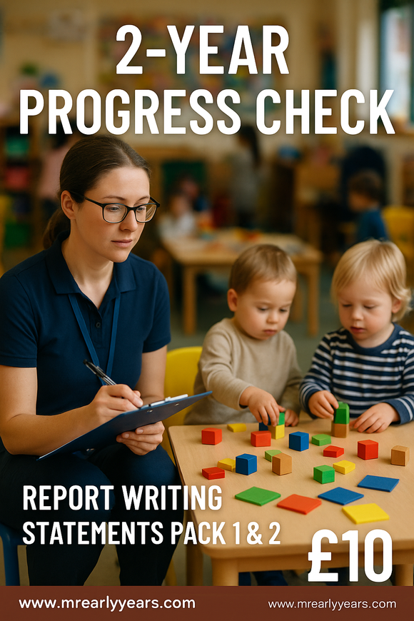2-Year Progress Check Report Writing Statements (Pack 1 & 2 Bundle)