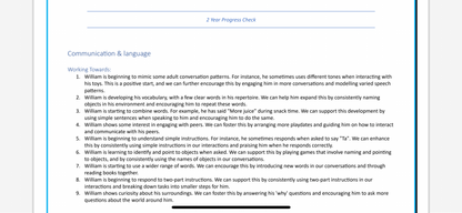2-Year Progress Check Report Writing Statements (Pack 1 & 2 Bundle)