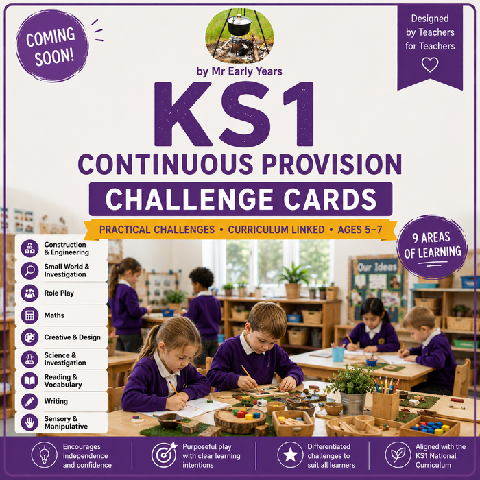Continuous Provision Challenge Cards – Key Stage 1