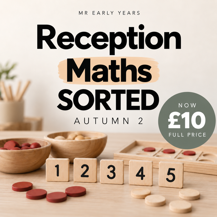 Reception Maths SORTED Autumn 2 resource cover