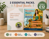 The Little Learners Assessment & Reporting Bundle
(Observation Pack + End of Reception Report Writing Statements)