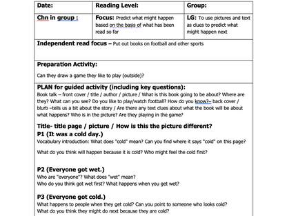 Guided reading 'Goal!' (Pink)