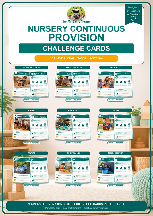 Nursery Continuous Provision Challenge Cards