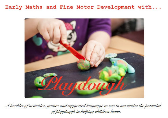 Early Years Maths and Fine Motor Development ideas with Playdough