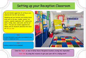 Continuous Provision Classroom Design (EYFS)