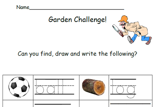 Outdoor Writing Challenge 2
