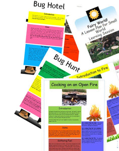 Outdoor Learning Pack (Forest School):  Complete set of Activities