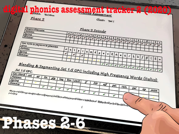 Digital Phonics Assessment Tracker 2 (2020)