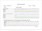 Digital Phonics Assessment Tracker 3 (4 Term Entry Version)