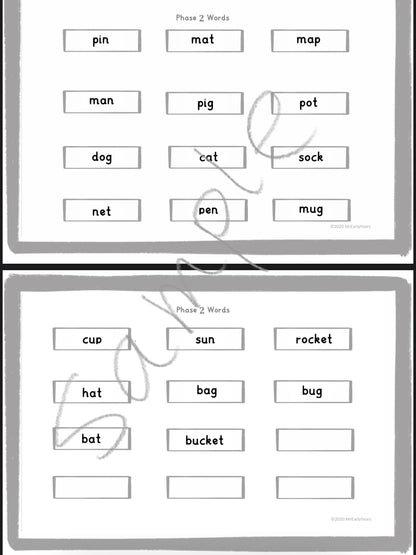 Phase 2 Word Builder Mat